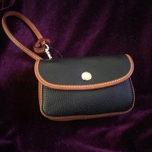 Navy Dooney & Bourke Snap Front Pouch